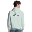 Alive - "Moving Smiles" Hoodie creamy green 4