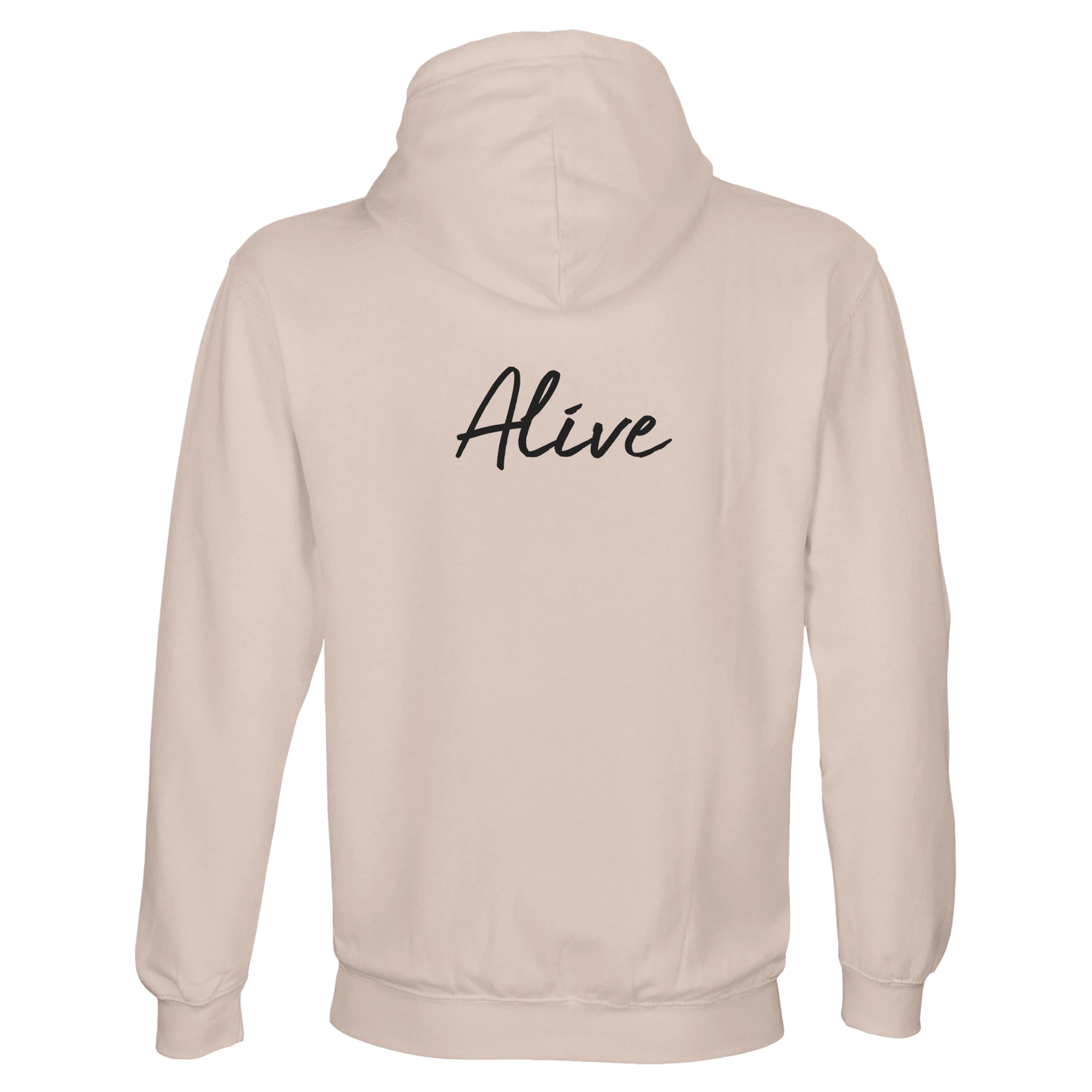 Alive - "Moving Smiles" Hoodie creamy pink 2
