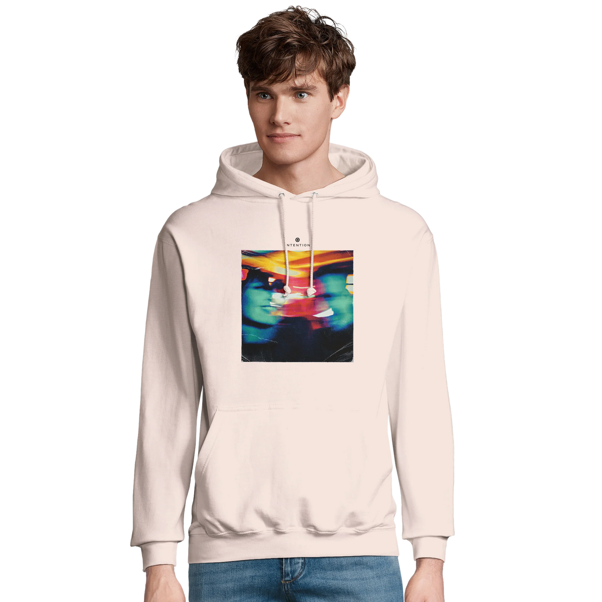 Alive - "Moving Smiles" Hoodie creamy pink 3