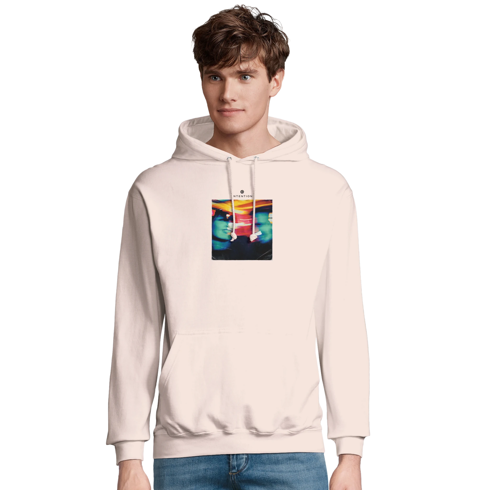 Alive - "Moving Smiles" Hoodie creamy pink 3