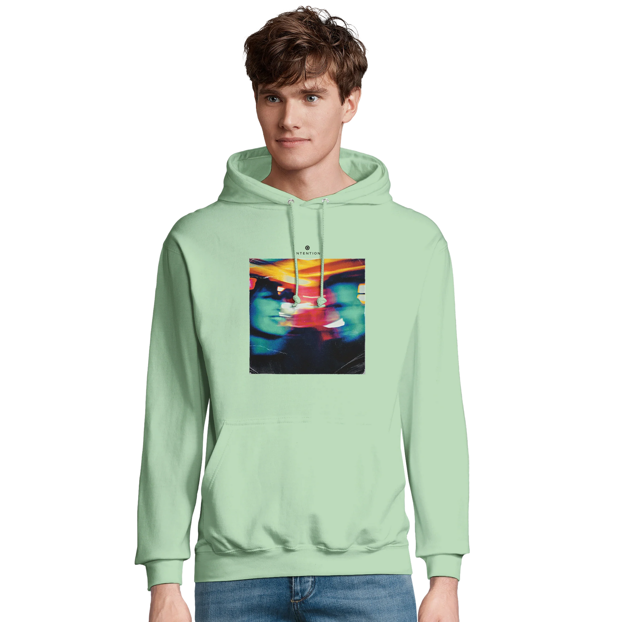 Alive - "Moving Smiles" Hoodie frozen green 3
