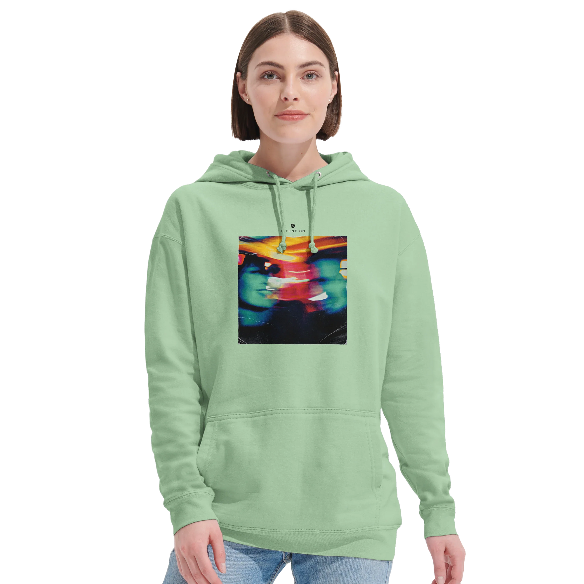 Alive - "Moving Smiles" Hoodie frozen green 5