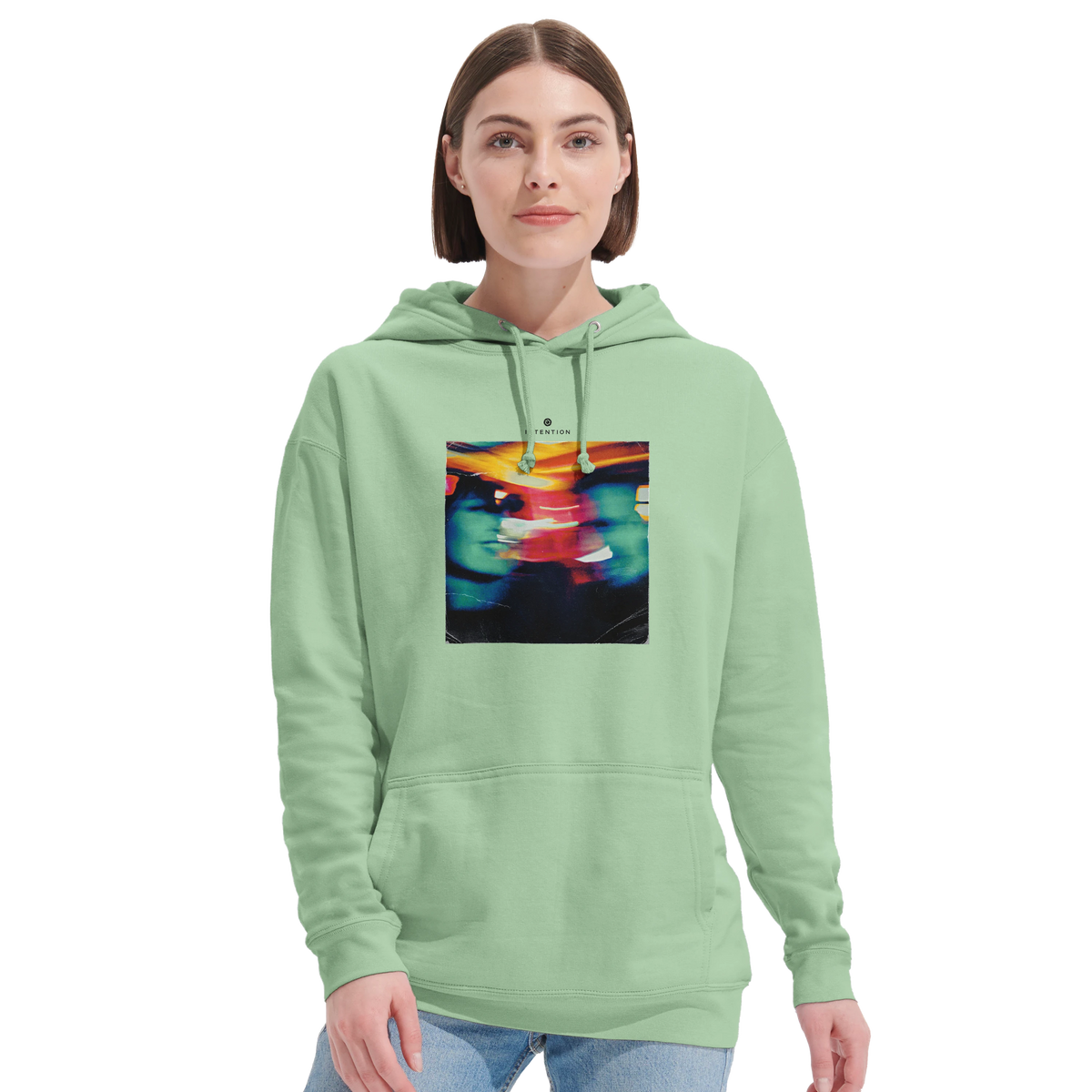 Alive - "Moving Smiles" Hoodie frozen green 5