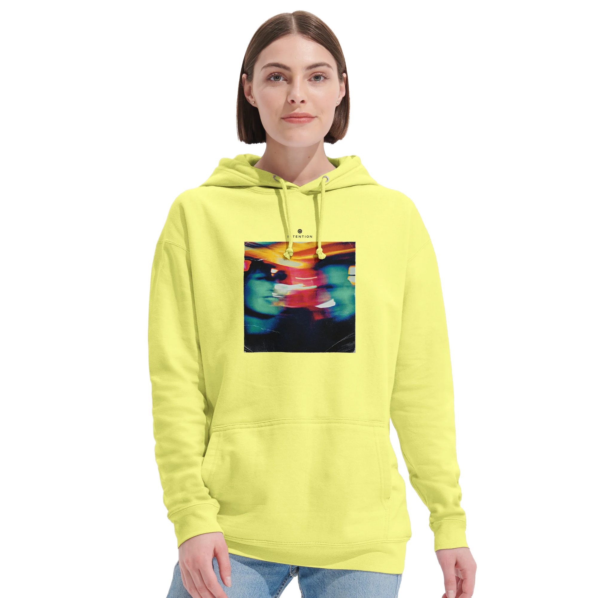 Alive - "Moving Smiles" Hoodie Light Yellow 5