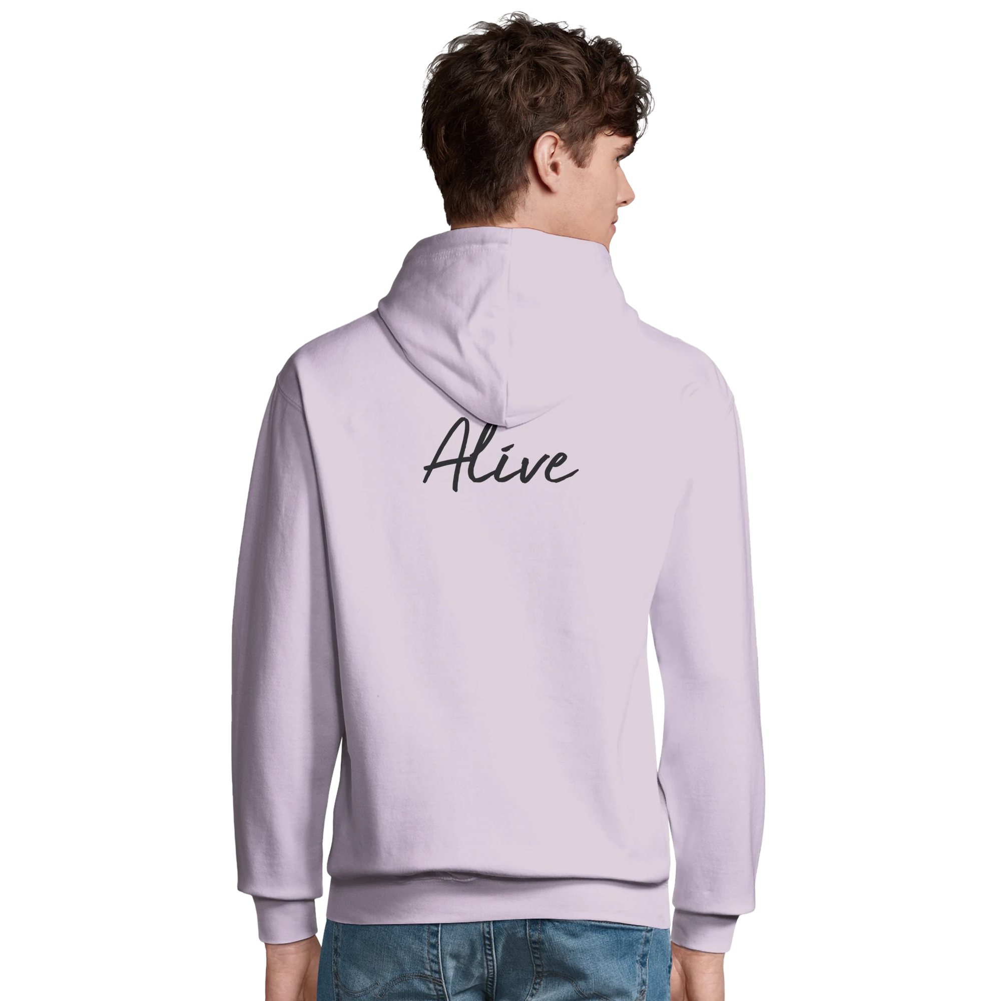 Alive - "Moving Smiles" Hoodie lilak 4