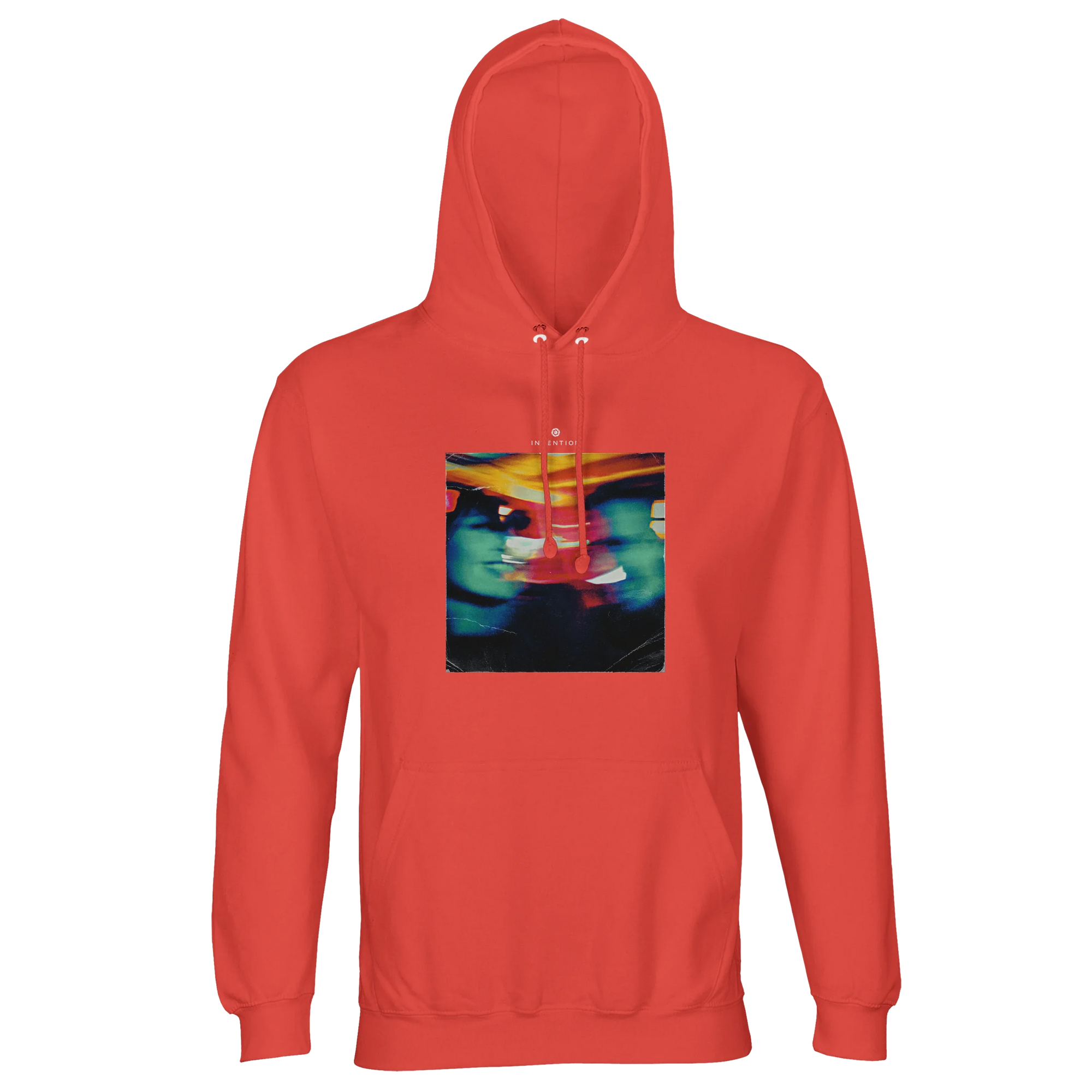 Alive - "Moving Smiles" Hoodie pop orange 1