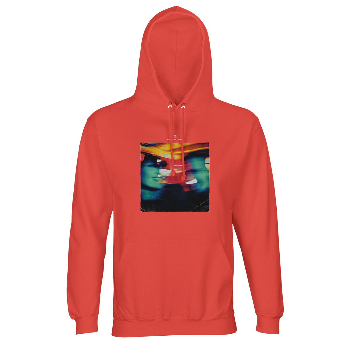Alive - "Moving Smiles" Hoodie pop orange 1