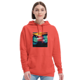 Alive - "Moving Smiles" Hoodie pop orange 5