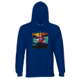 Alive - "Moving Smiles" Hoodie Royal Blue 1