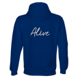 Alive - "Moving Smiles" Hoodie Royal Blue 2