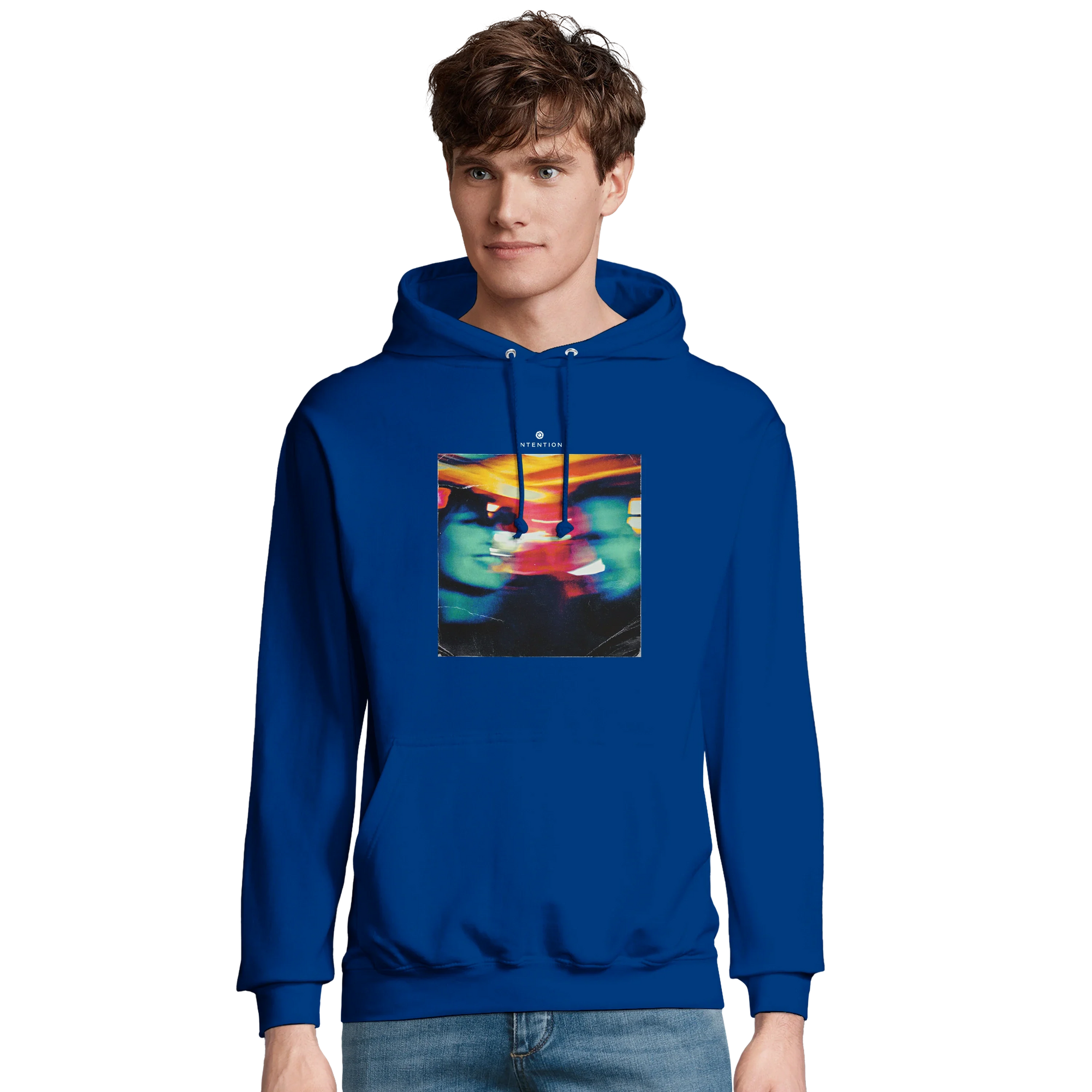 Alive - "Moving Smiles" Hoodie Royal Blue 3