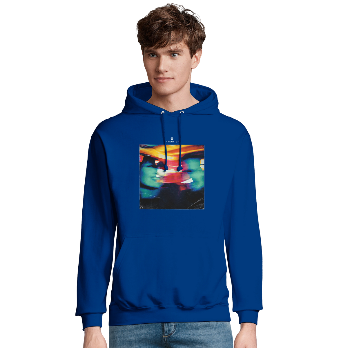 Alive - "Moving Smiles" Hoodie Royal Blue 3