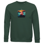 Alive - "Moving Smiles" Sweatshirt Bottle Green XS 1