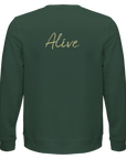 Alive  „Moving Smiles“ Sweatshirt Bottle Green , 23