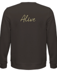 Alive  Sweatshirt Moving Smiles“deep charcoal grey 29
