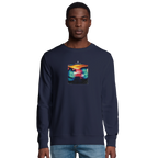 Alive - "Moving Smiles" Sweatshirt French Navy XS 3