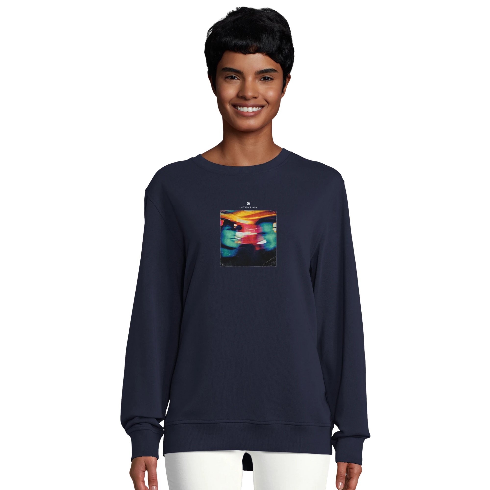 Alive  Sweatshirt Moving Smiles“French Navy , 14