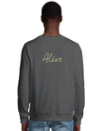 Alive  „Moving Smiles“ Sweatshirt Grey Melange , 37