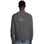 Alive - "Moving Smiles" Sweatshirt Grey Melange XS 4
