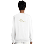 Alive - "Moving Smiles" Sweatshirt White XS 6