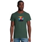 Alive - "Moving Smiles" T-shirt Bottle Green XS 4
