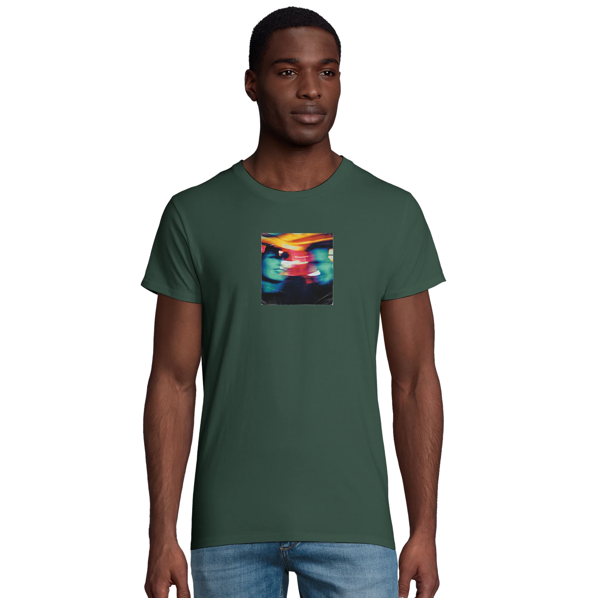 Alive - "Moving Smiles" T-shirt Bottle Green XS 7