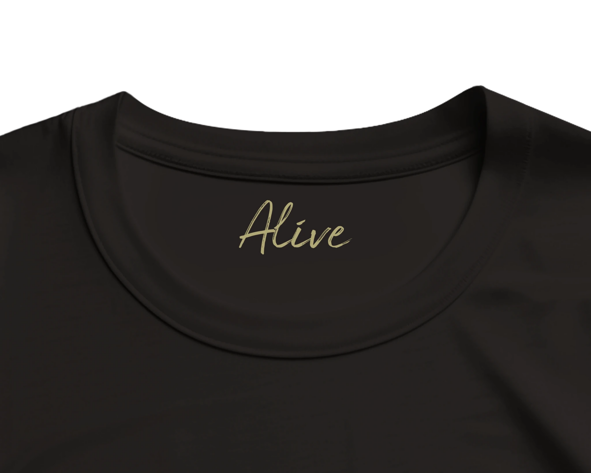 Alive - "Moving Smiles" T-shirt Deep Black S 20