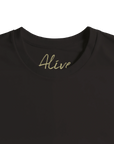 Alive - "Moving Smiles" T-shirt Deep Black XS 41