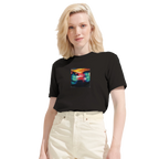 Alive - "Moving Smiles" T-shirt Deep Black XS 6