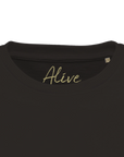 Alive - "Moving Smiles" T-shirt Deep Black XS 16