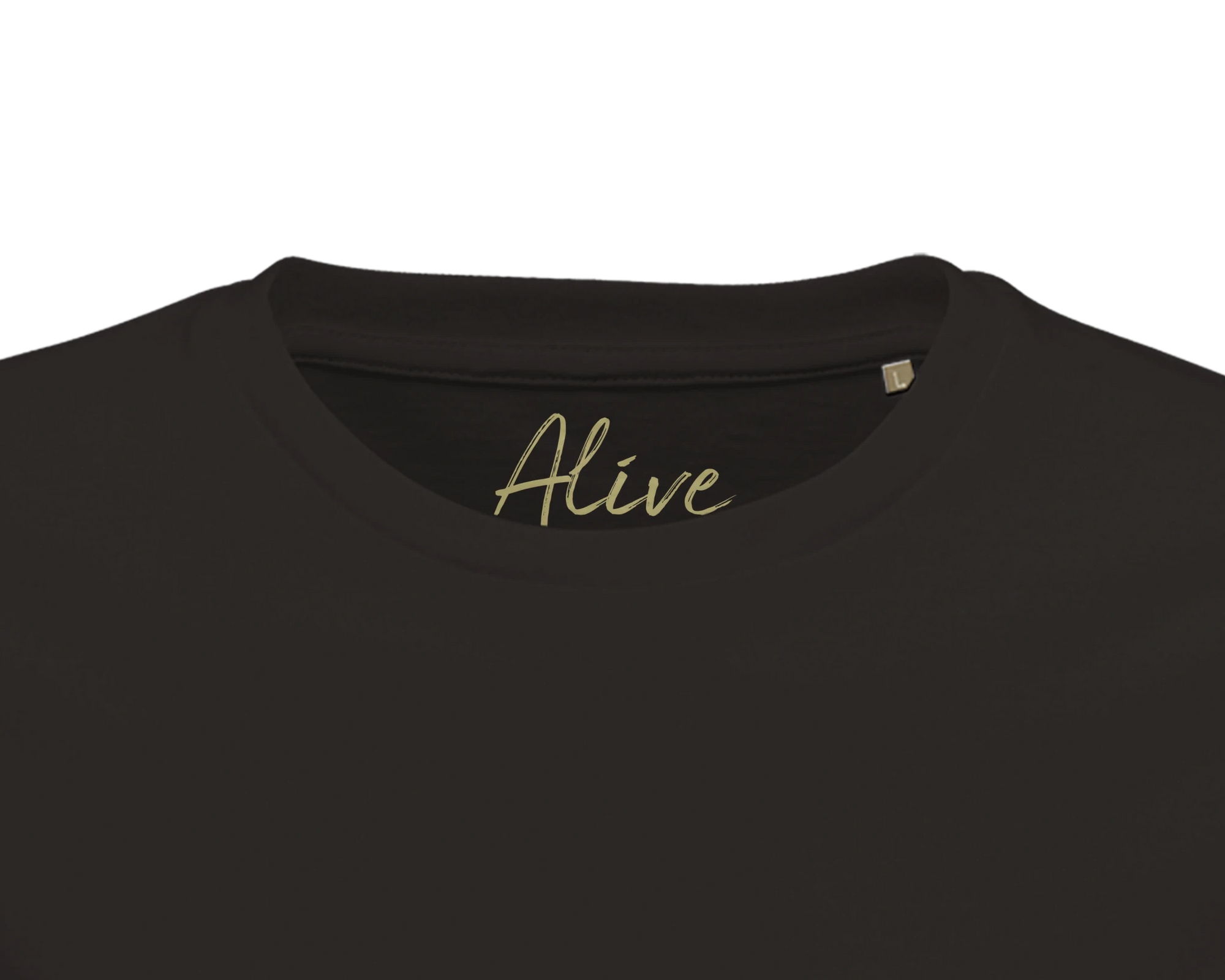 Alive - "Moving Smiles" T-shirt Deep Black XS 16