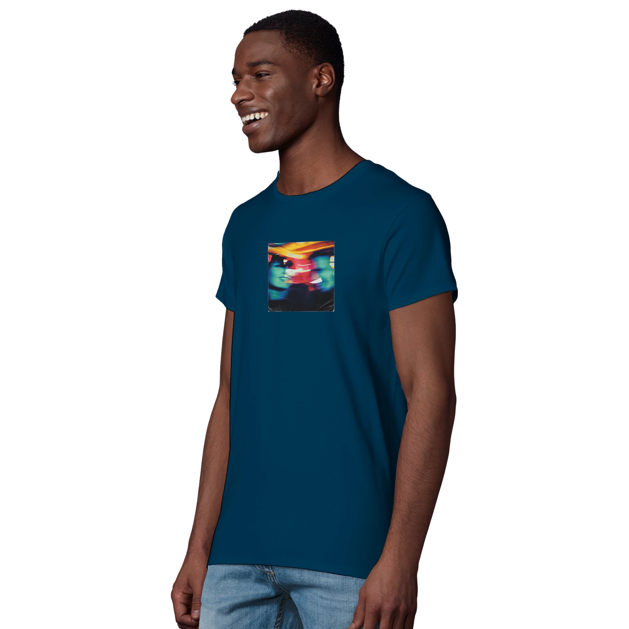 Alive - "Moving Smiles" T-shirt denim XS 56