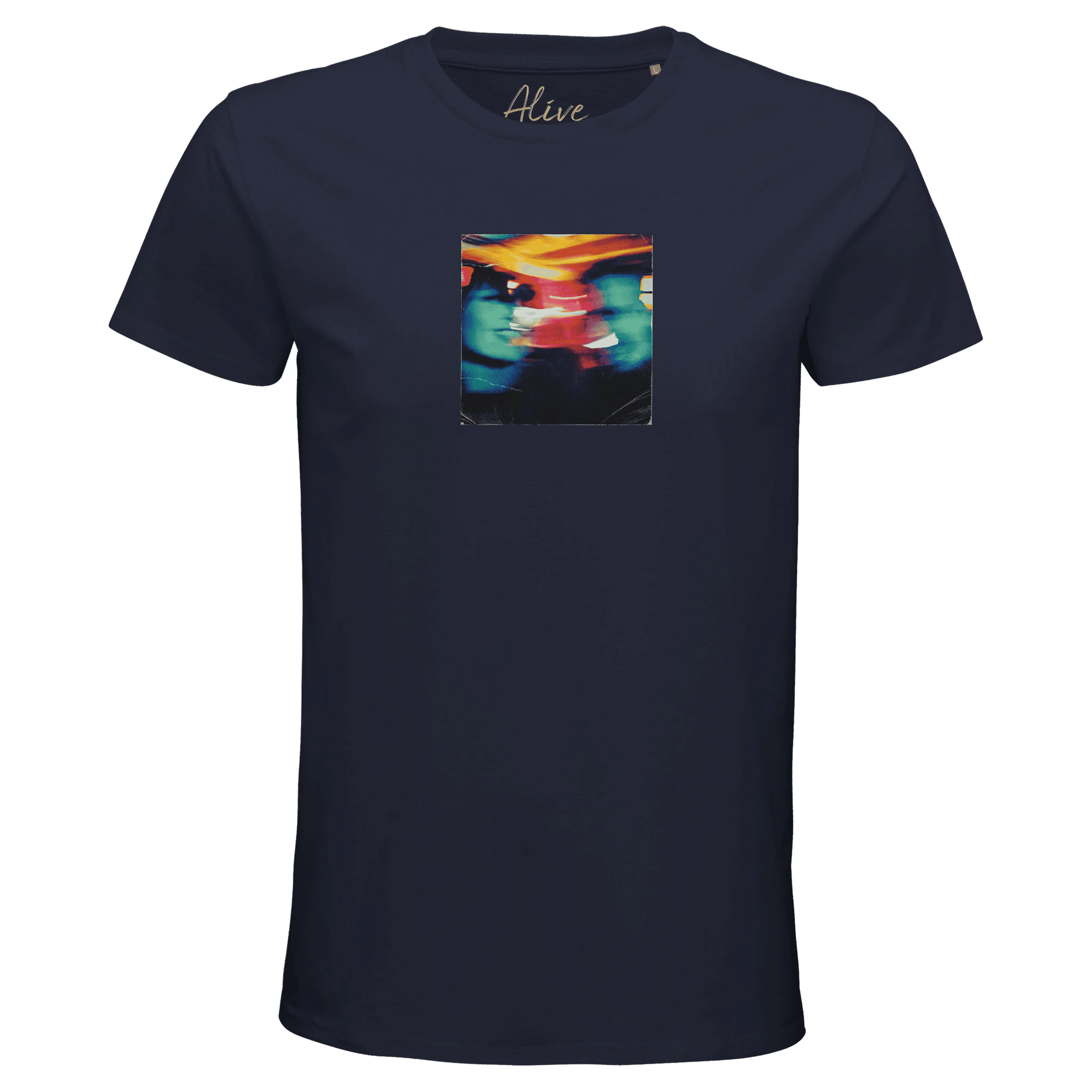 Alive - "Moving Smiles" T-shirt French Navy XS 39