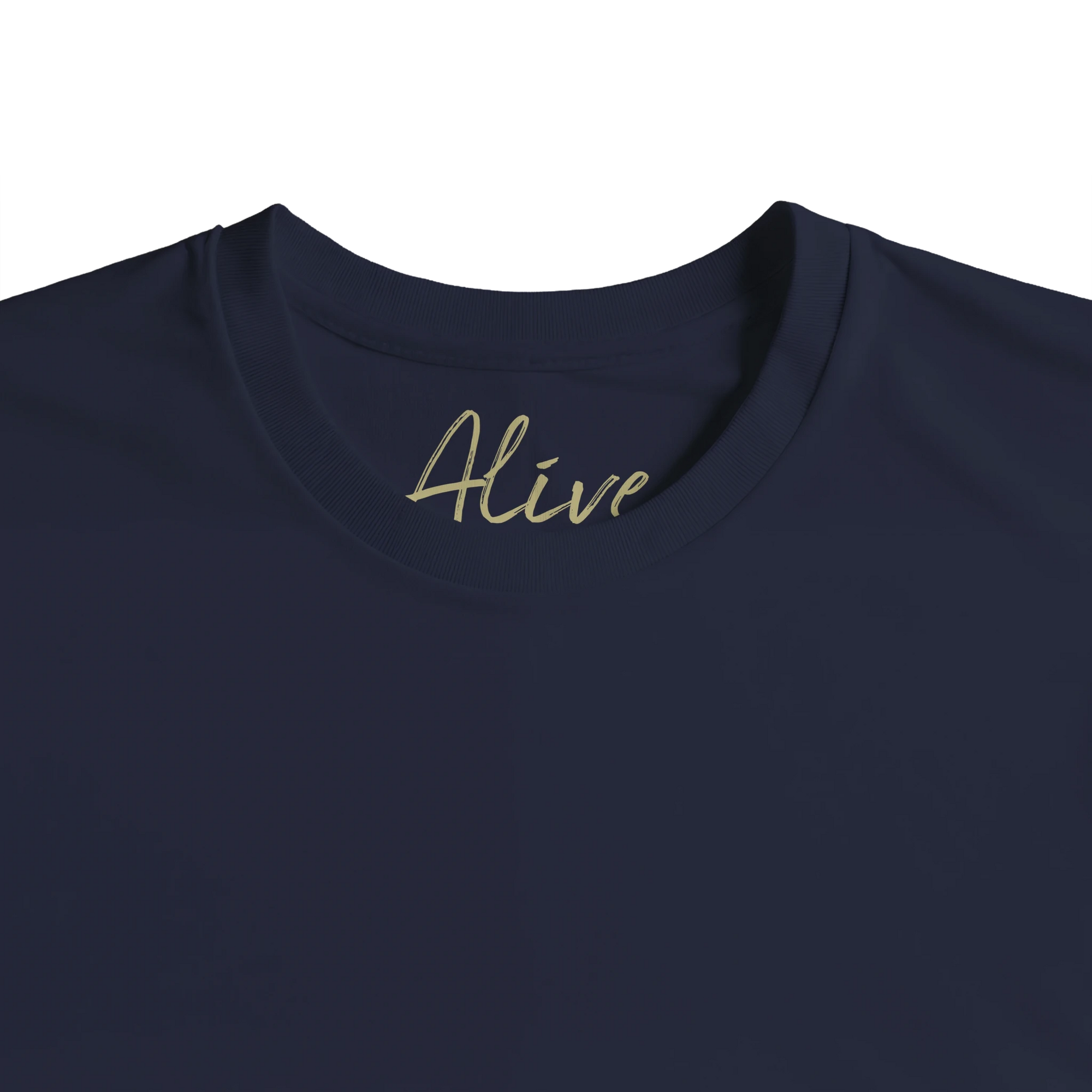 Alive - "Moving Smiles" T-shirt French Navy XS 35