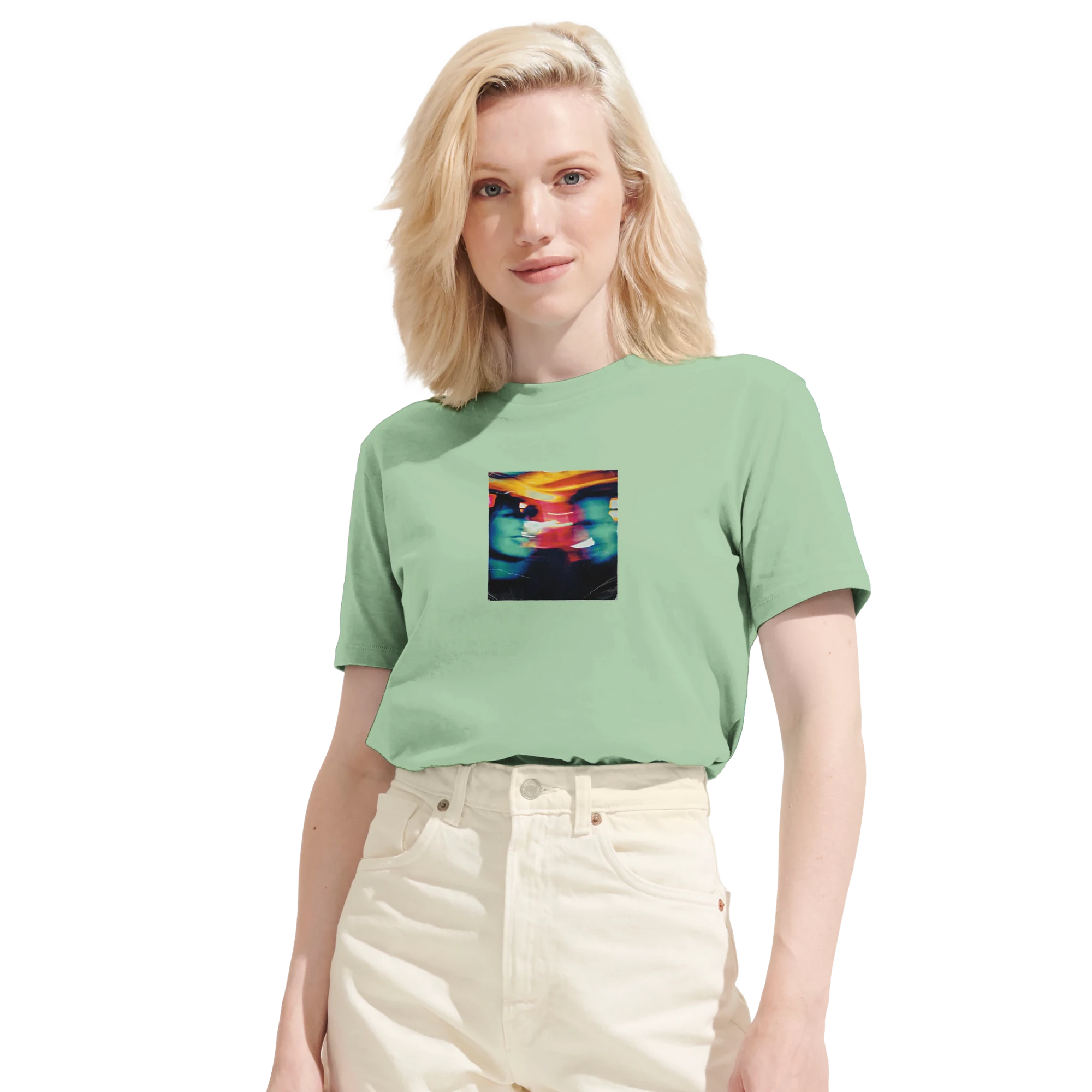 Alive - "Moving Smiles" T-shirt frozen green XS 63