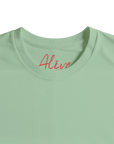 Alive - "Moving Smiles" T-shirt frozen green XS 59