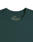 Alive - "Moving Smiles" T-shirt green empire XS 53