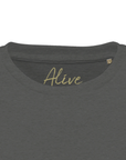 Alive - "Moving Smiles" T-shirt Grey Melange XS 46