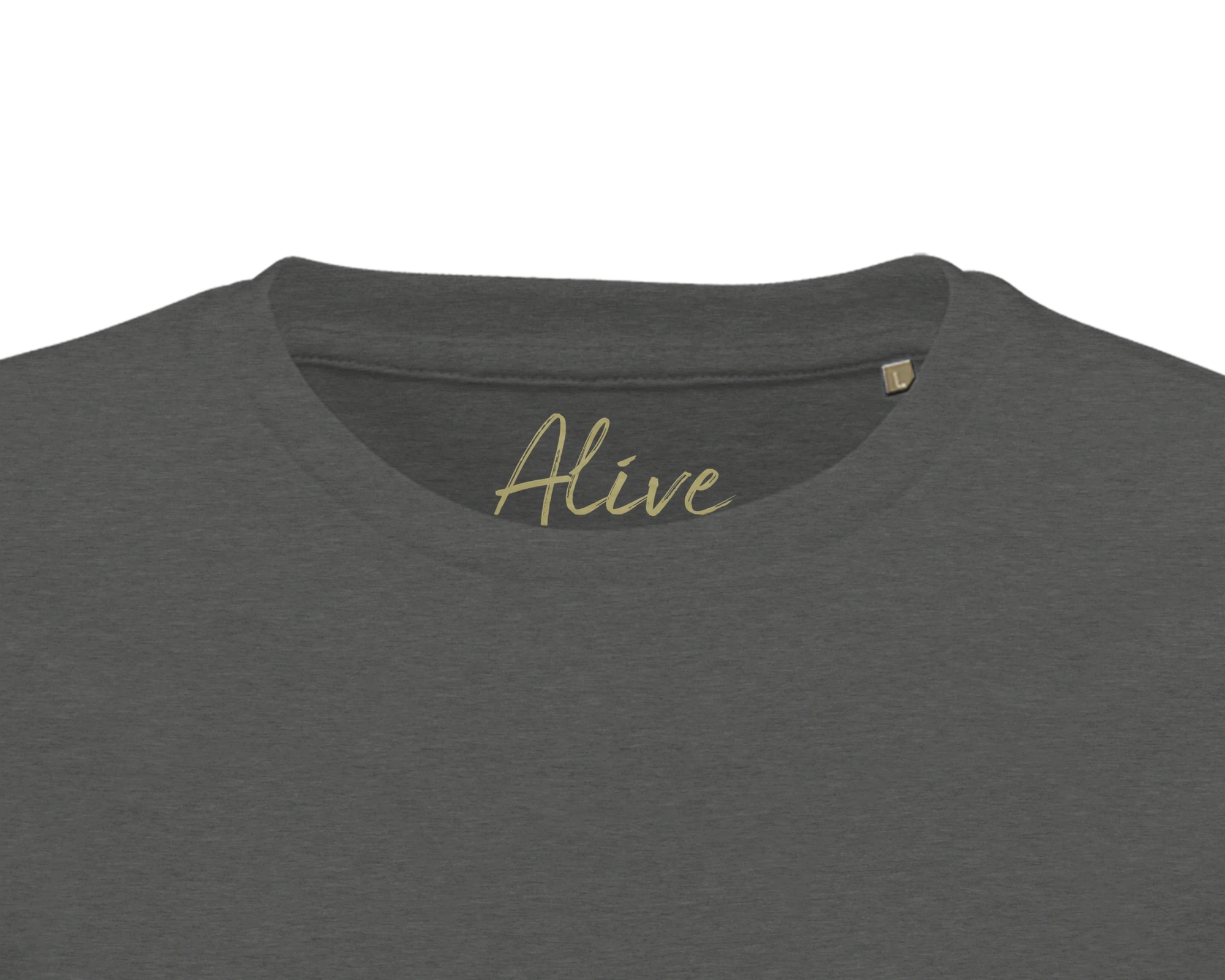 Alive - "Moving Smiles" T-shirt Grey Melange XS 46