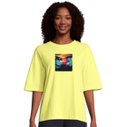 Alive - "Moving Smiles" T-shirt Light Yellow XS 4
