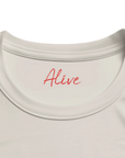 Alive - "Moving Smiles" T-shirt Off White XS 30