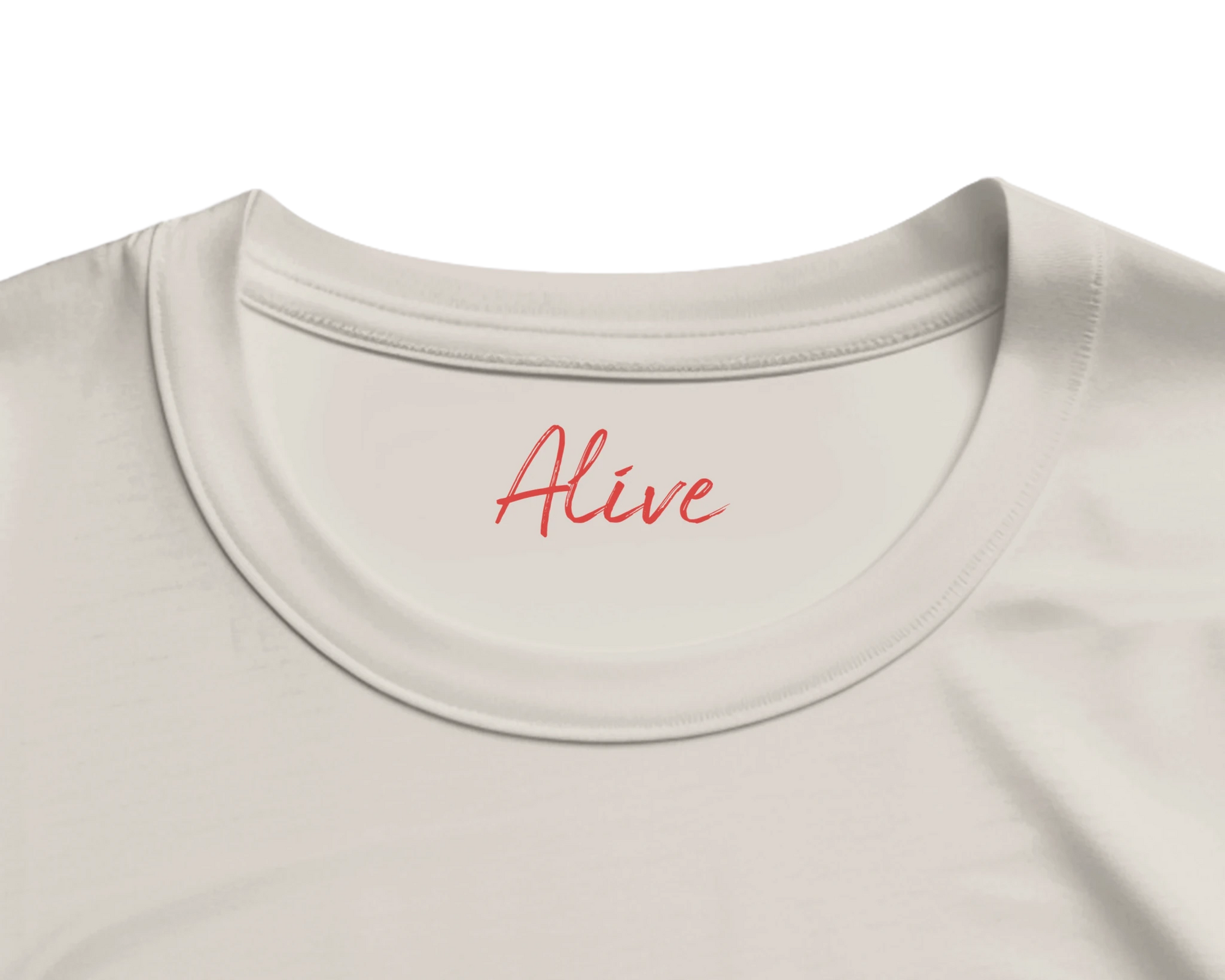 Alive - "Moving Smiles" T-shirt Off White XS 30