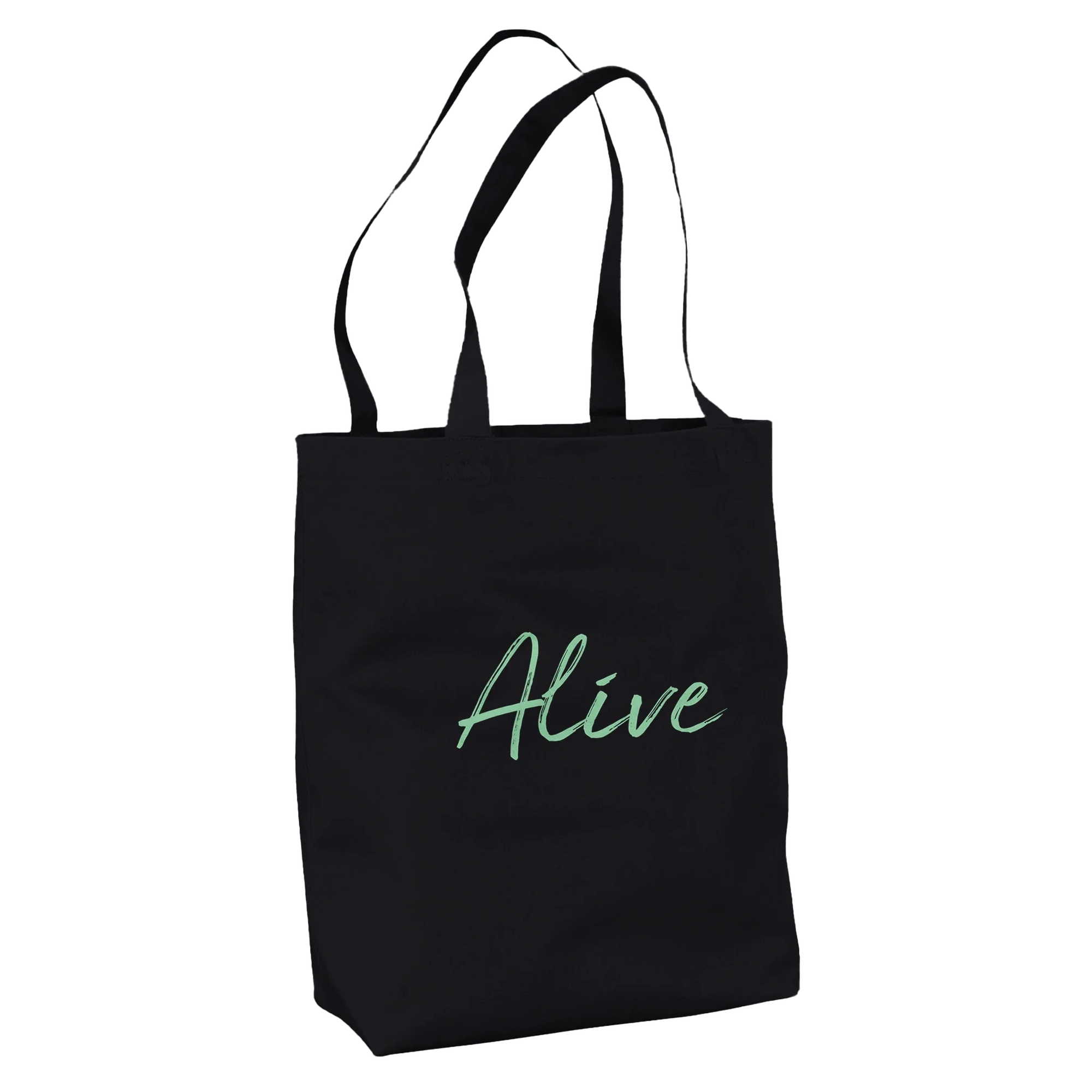 Alive - "Moving Smiles" Tote Bag Black 3