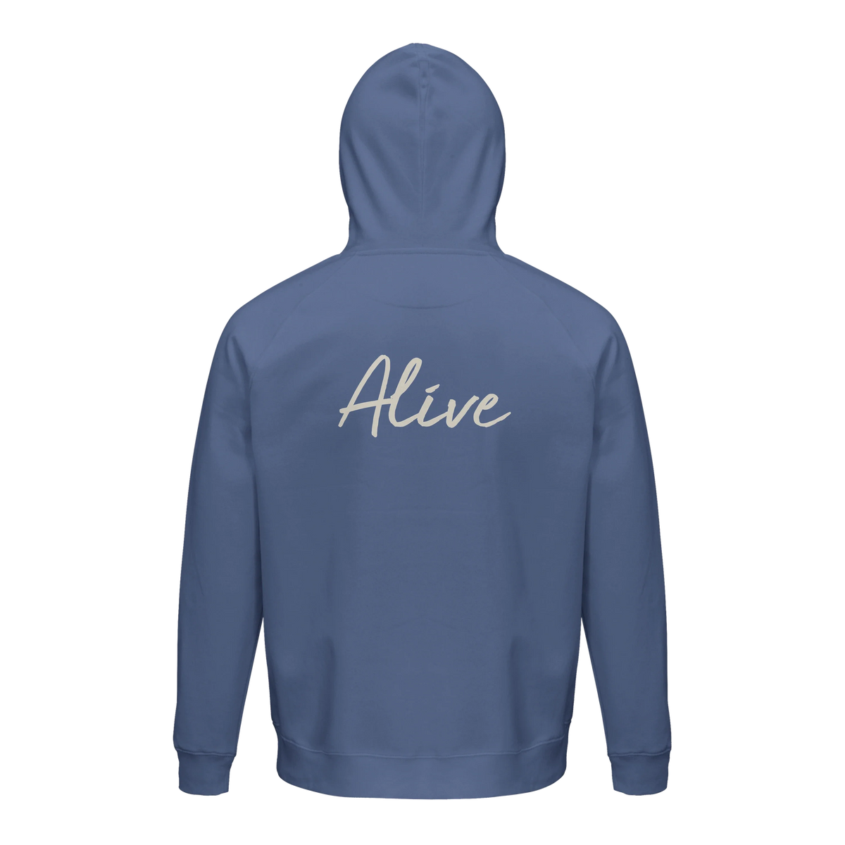 Alive - "Moving Smiles" Hoodie Blue 2