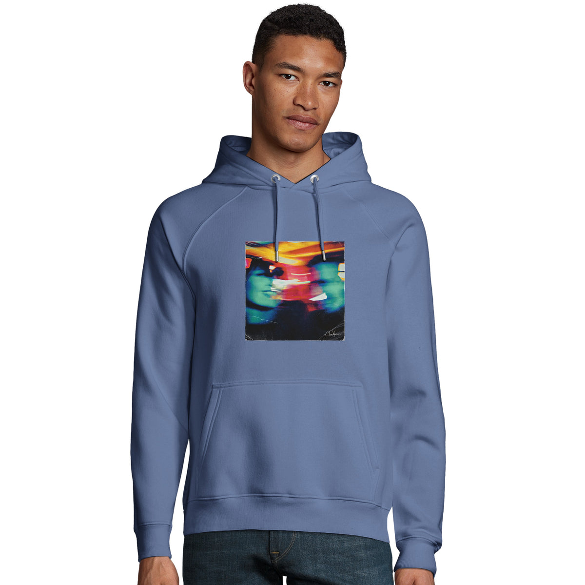 Alive - "Moving Smiles" Hoodie Blue 3