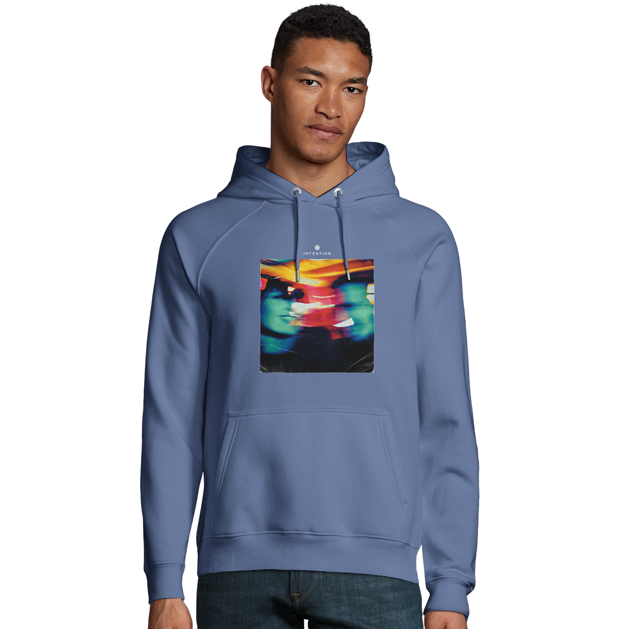Alive - "Moving Smiles" Hoodie Blue 3