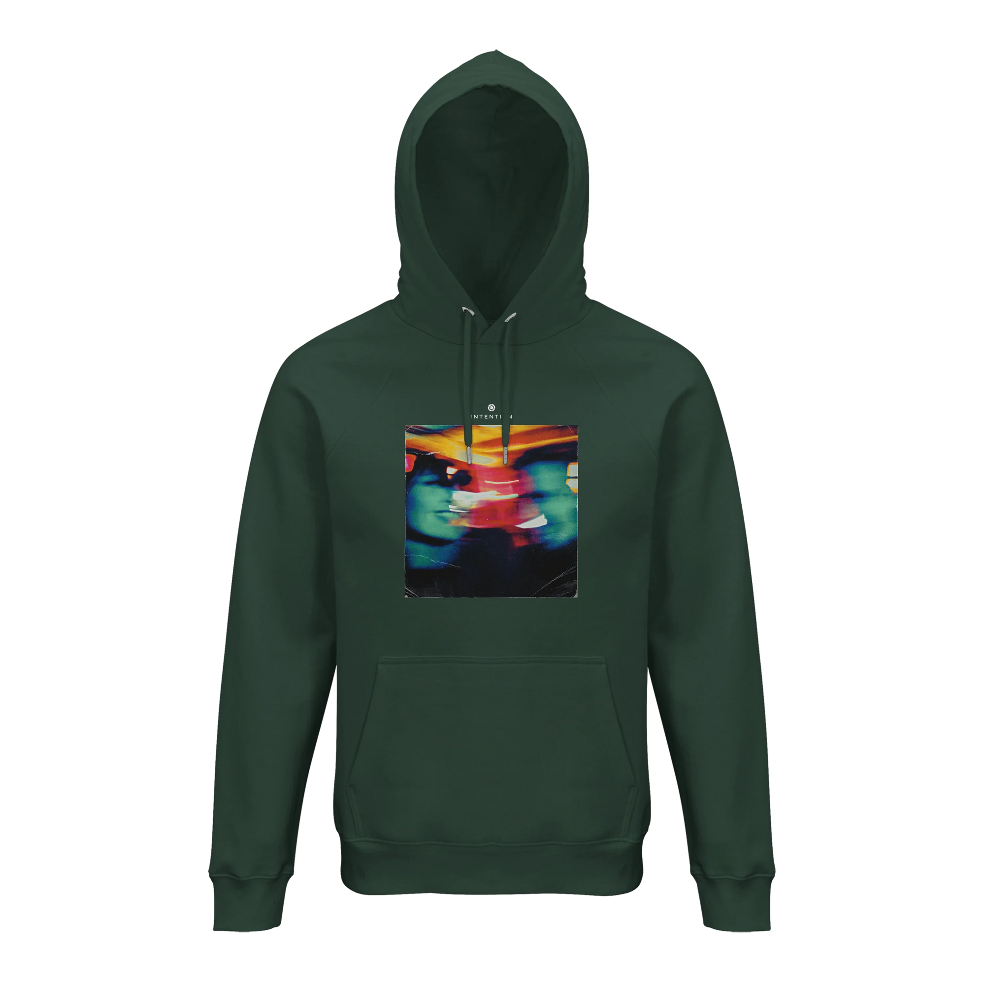 Alive - "Moving Smiles" Hoodie Bottle Green 1