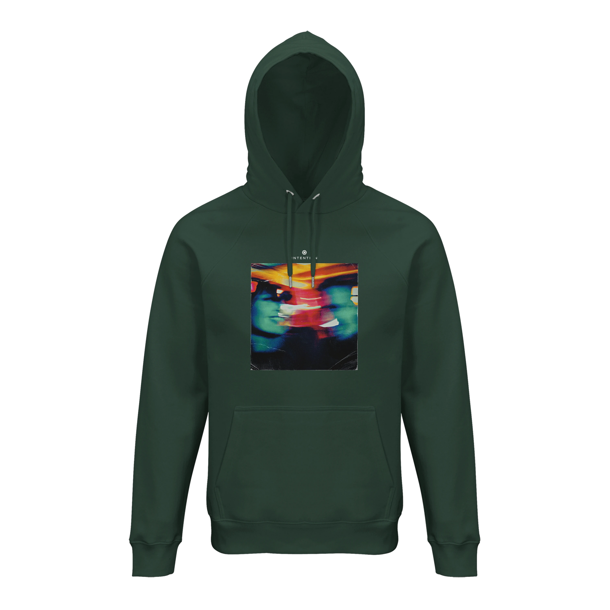 Alive - "Moving Smiles" Hoodie Bottle Green 1