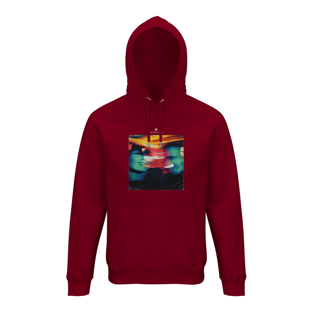 Alive - "Moving Smiles" Hoodie Burgundy 1