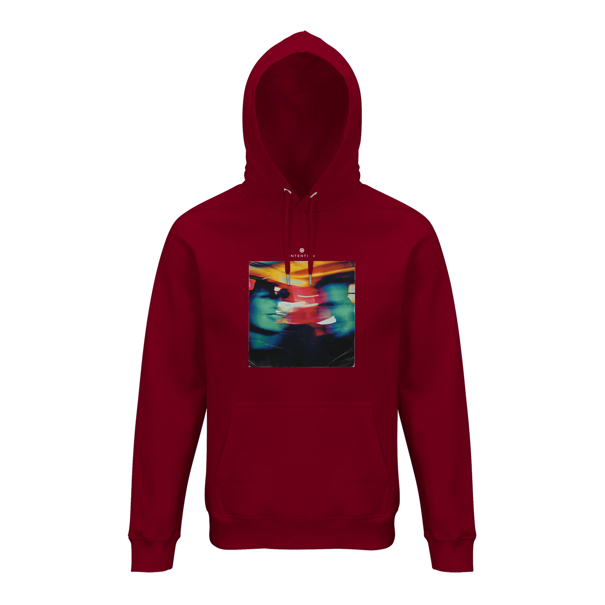 Alive - "Moving Smiles" Hoodie Burgundy 1